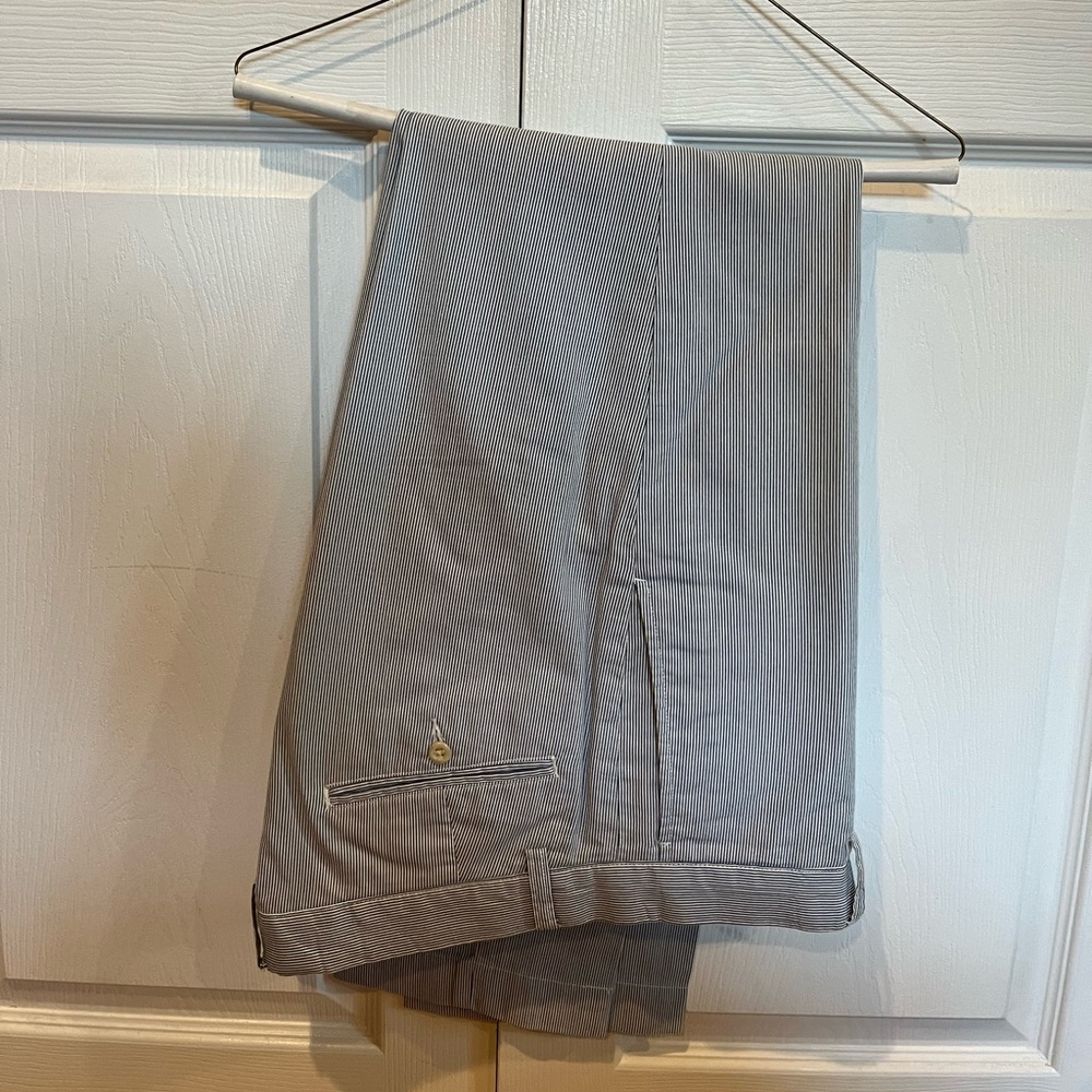 Men’s Polo Ralph Lauren - Slim Fit Seersucker Dress Pants (32/32)